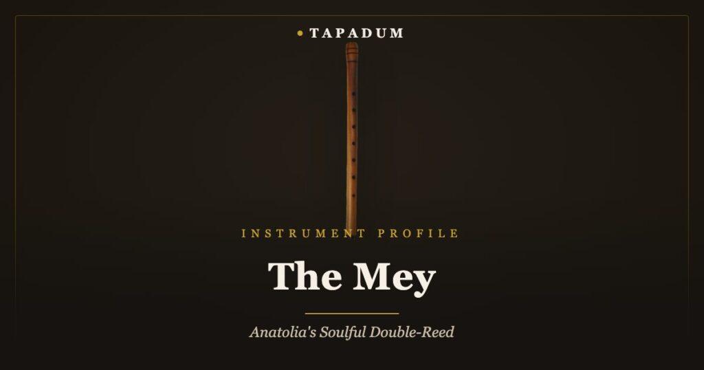 Turkish mey – apricot wood double-reed wind instrument