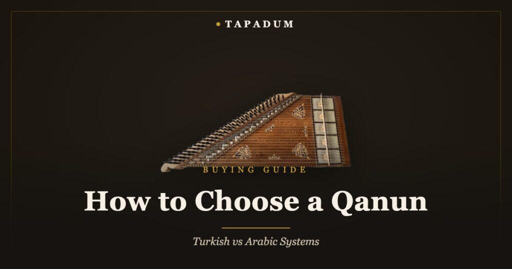 Qanun – trapezoidal zither with mandal levers