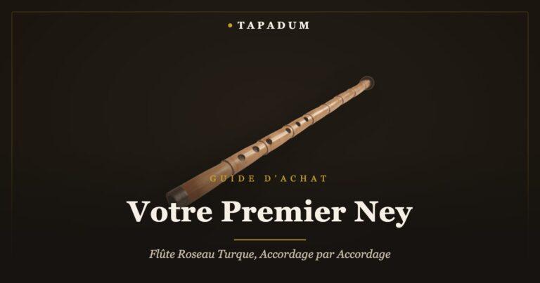 Ney turc – flûte de roseau artisanale avec bec başpare