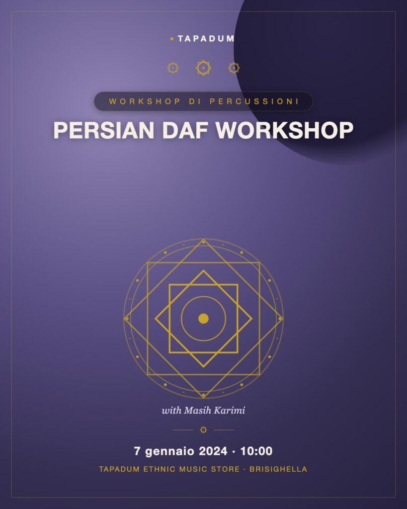 Laboratorio di Daf Persiano con Masih Karimi al Tapadum