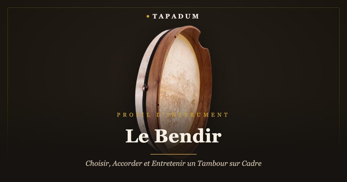 Bendir – tambour sur cadre turc