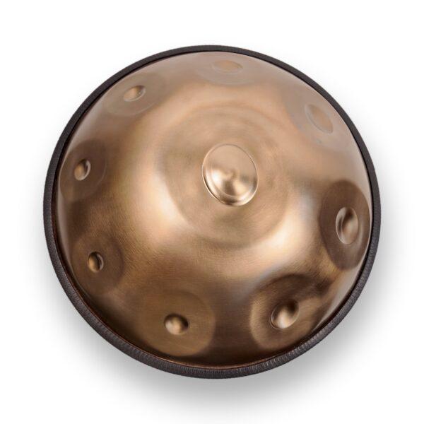 Handpan Tapadum Pro 9 Notes D Kurd Scale – steel body and note fields